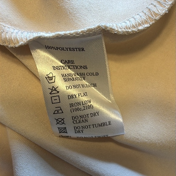 Motel Rocks Palasha Dress in Satin Ivory size Small NWT - Picture 7 of 10